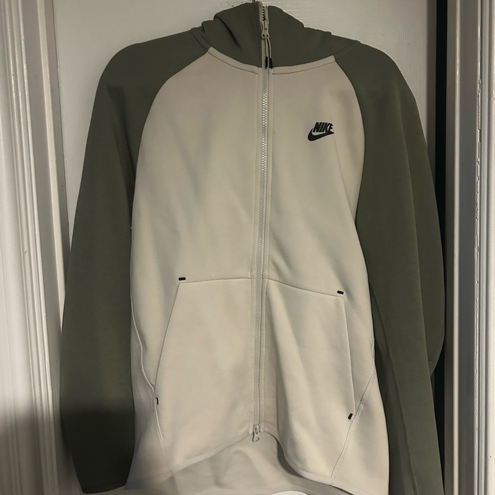 Men's Nike Tech Two-Tone Olive and Cream Jacket